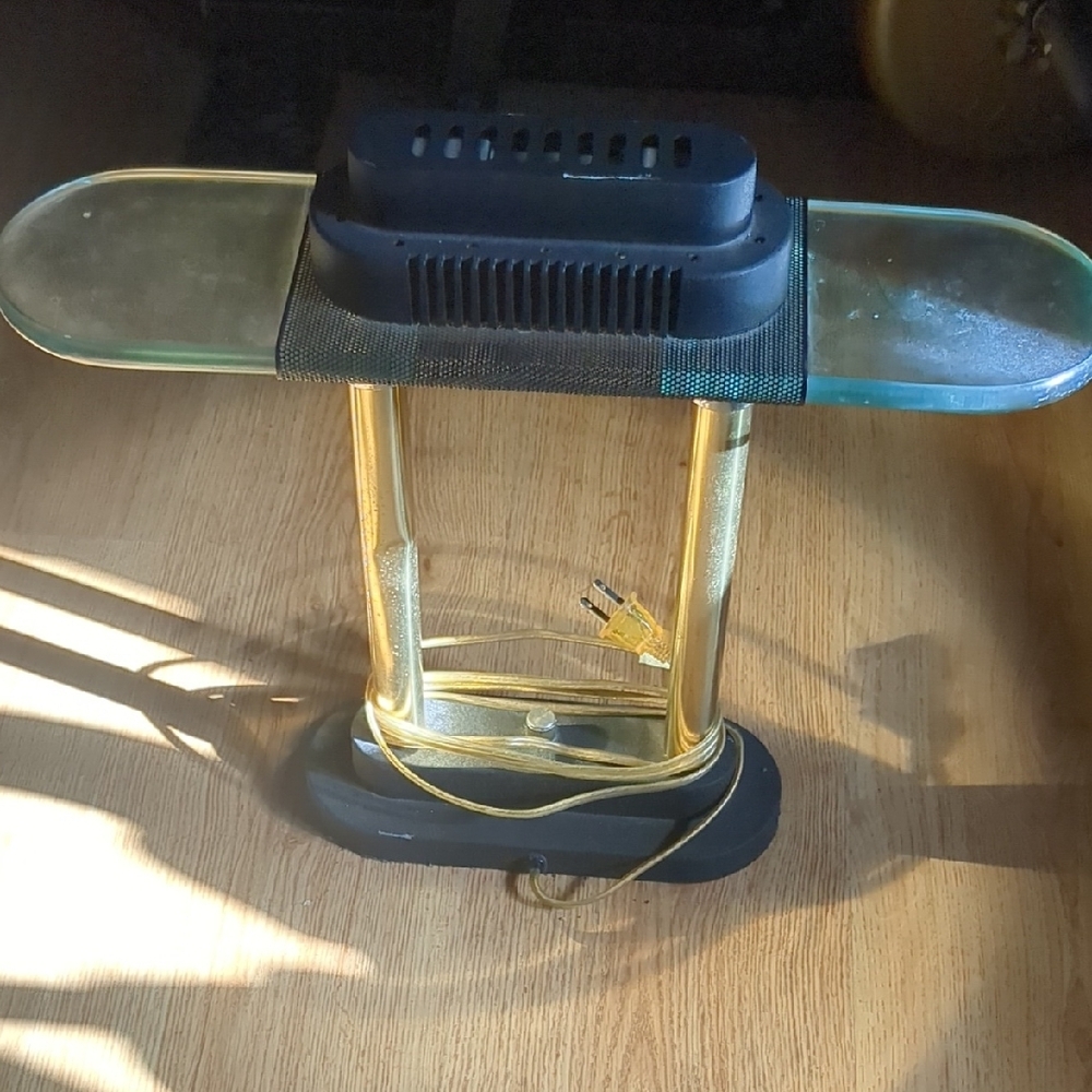 Modern Gold and Black Table Lamp